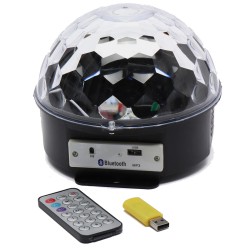 כיפת אורות משולב רמקול LED Ball 