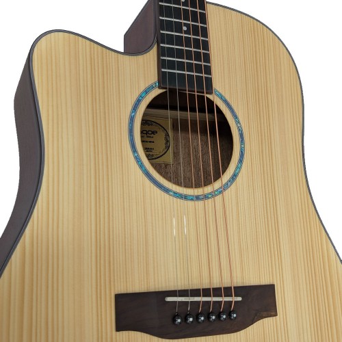 גיטרה אקוסטית שמאלית