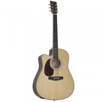 גיטרה אקוסטית שמאלית