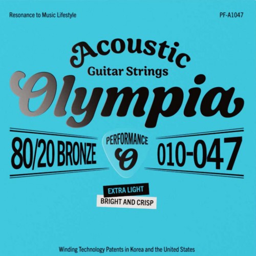 סט מיתרים לאקוסטית 0.10