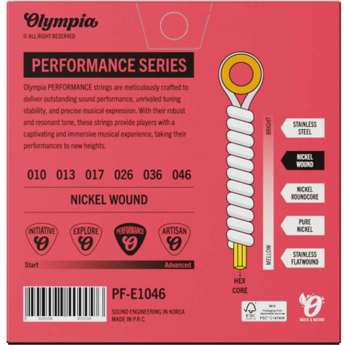 סט מיתרים לחשמלית 0.10