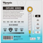 סט מיתרים לגיטרה אקוסטית 0.11