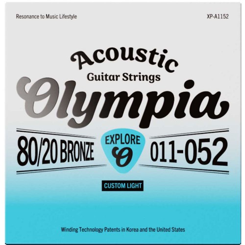 סט מיתרים לגיטרה אקוסטית 0.11