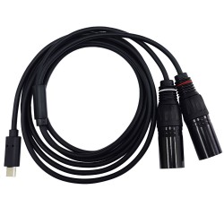 Type C to 2*XLR, 2m Cable