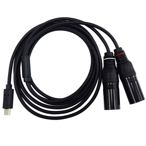 Type C to 2*XLR, 2m Cable