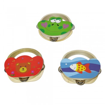 טמבורין עץ 3 מצלתיים