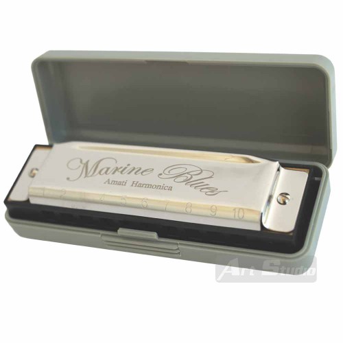 מפוחית בלוז 20 צלילים בסולם D