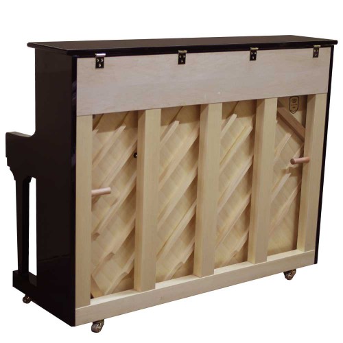 פסנתר 112 ס"מ, שחור