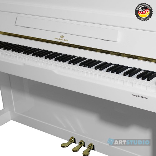 פסנתר 121 ס"מ, לבן