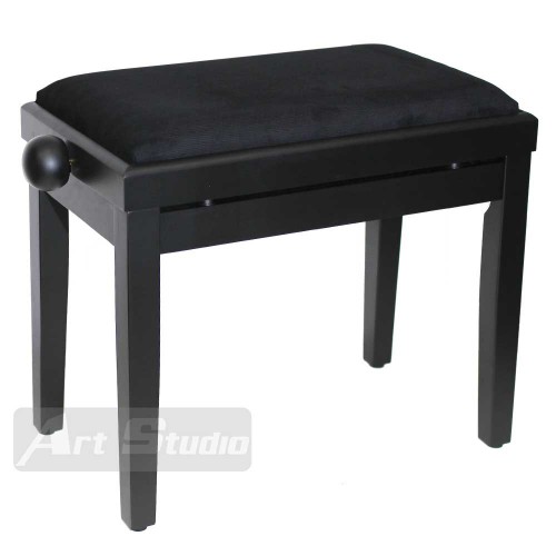 כסא לפסנתר, שחור מט