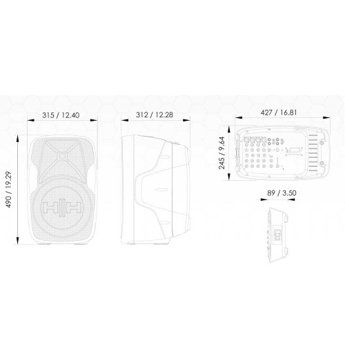 מערכת הגברה 320W