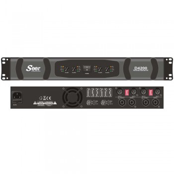 4 *200 Watt RMS@8Ω