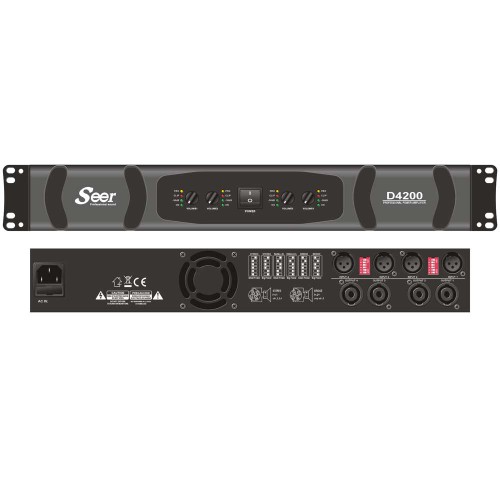 4 *200 Watt RMS@8Ω