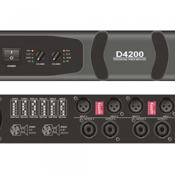 4 *200 Watt RMS@8Ω