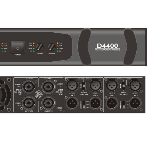 4 *400 Watt RMS@8Ω