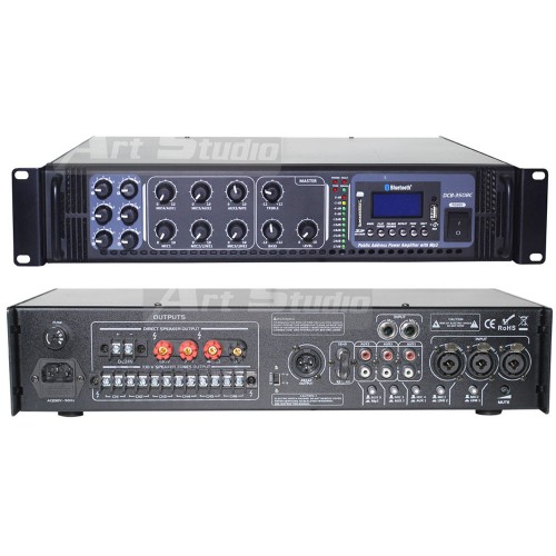 מגבר כריזה 350W, גיבוי 24V