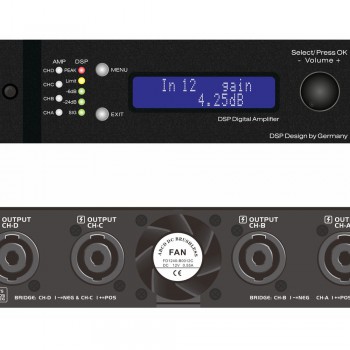 4x2000Watt@8Ω DSP