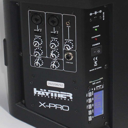 רמקול מוניטור 8" עם סוללה