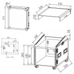 קייס 10U + מיקסר