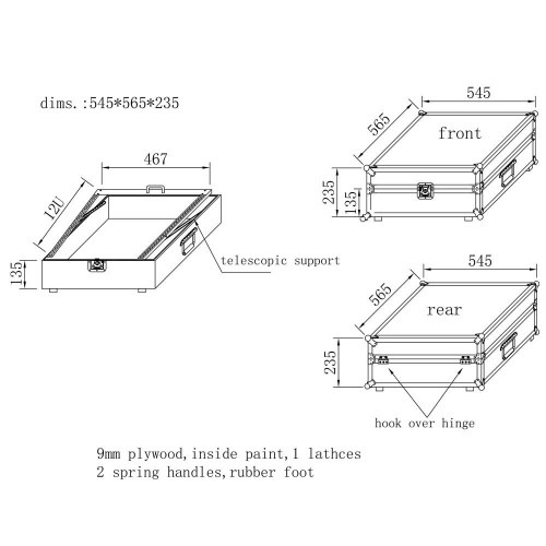 קייס למיקסר 19 זווית משתנה