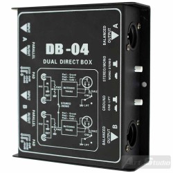 קופסת DI פסיבית כפולה