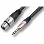 כבל XLR f - PL m סטריאו 3מ.