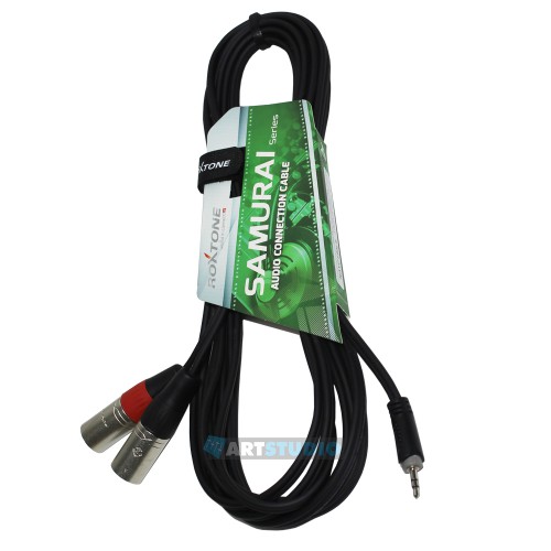 כבל XLRX2 - PL3.5 אורך 3מ.