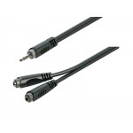 כבל - מפצל 3.5 מ"מ