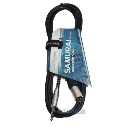 כבל XLR m - PL m אורך 1מ.