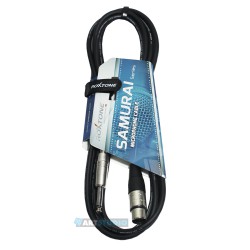 כבל XLR f - PL m אורך 15מ.