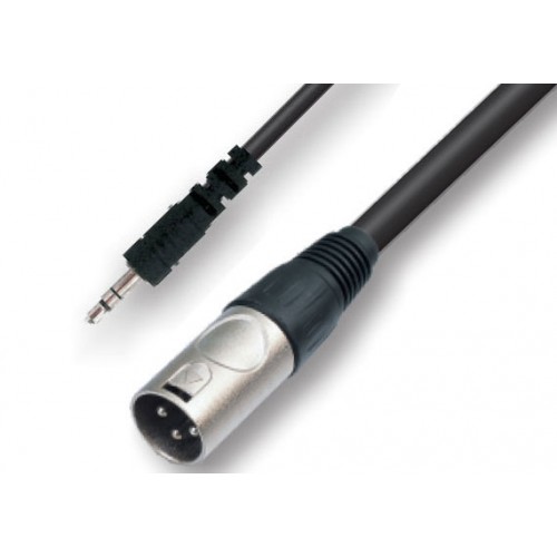כבל PL 3.5 - XLR m אורך 5מ.
