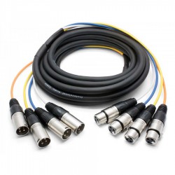 מולטיכבל 10מ. 4 XLR