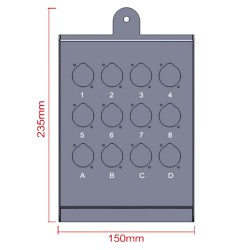 מולטיכבל 20מ.  8/4 XLR