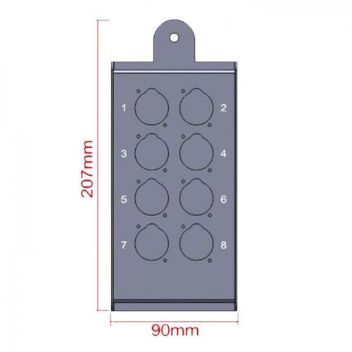 מולטיכבל 10מ. 8 XLR