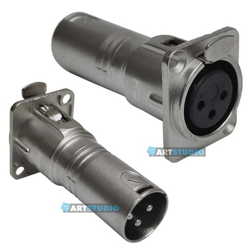 XLR F > M Pass Socket