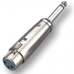 מתאם XLR f - PL m מונו