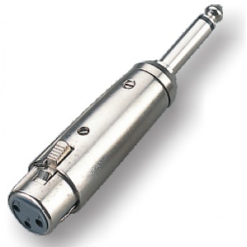 מתאם XLR f - PL m מונו