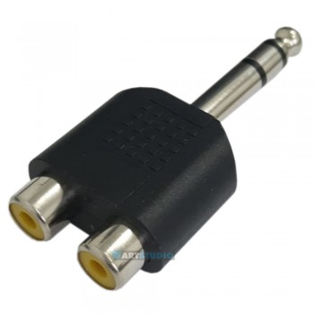 מפצל RCAX2 - PL 6.3 סטריאו