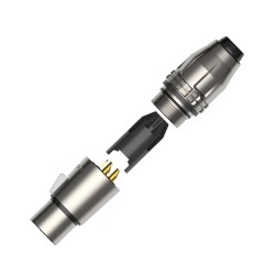 Heavy-Duty Waterproof XLR Plug