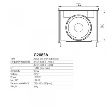 Active Line Array Sub-18