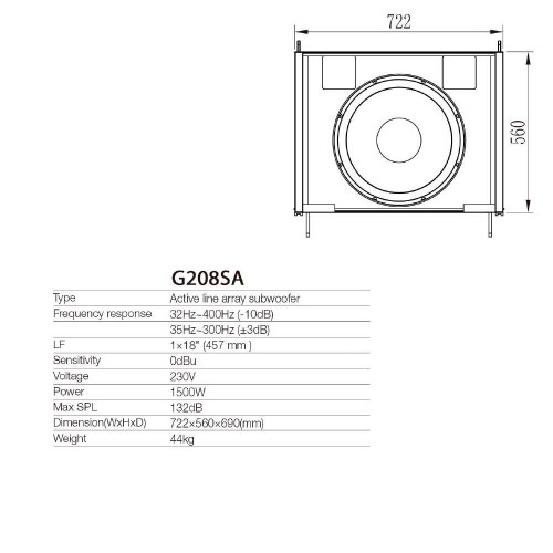 Active Line Array Sub-18