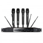 סט של 4 מיקרופונים אלחוטיים 