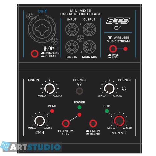 מיקסר 2 ערוצים
