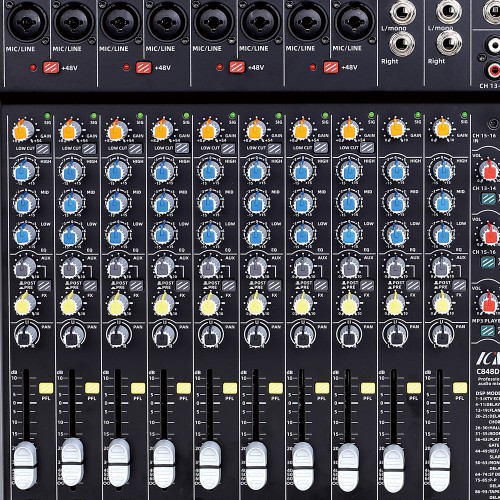 מיקסר 18 ערוצים עם אפקטים