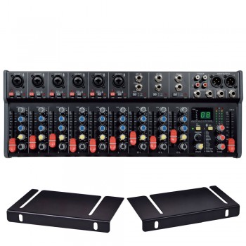 19" / 4U Rack Mixer, 9Ch