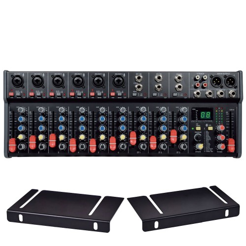 19" / 4U Rack Mixer, 9Ch