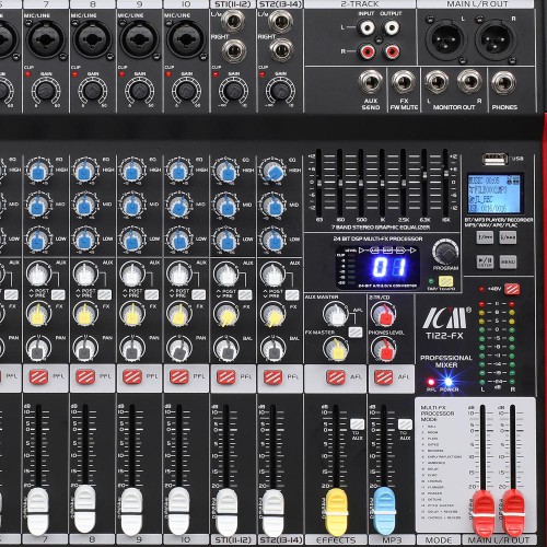 מיקסר 10 מונו + 2 סטריאו