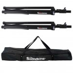 זוג סטנדים לרמקול עם תיק