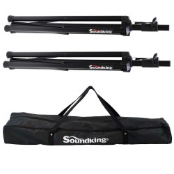 זוג סטנדים לרמקול עם תיק